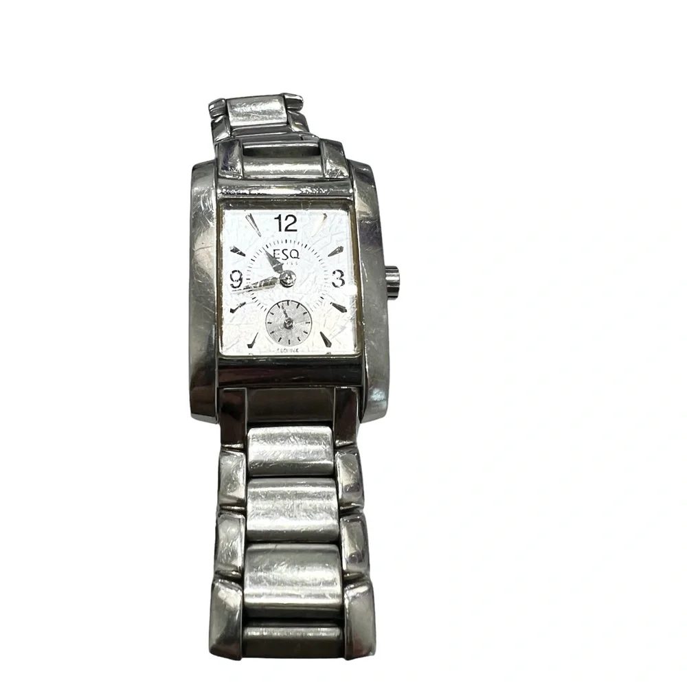 ESQ. ESQUIRE STAINLESS STEEL WATCH